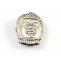 Glue in magnetic clasp antique silver buddha 